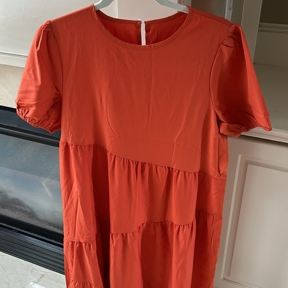 Maxi Dress Burnt Orange by SHEIN Size Medium - Picture 2 of 9